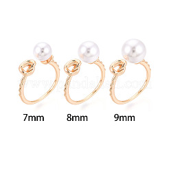 Закрепка кольца-манжеты из латуни с закрученным узлом KK-T076-38G