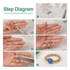 240 шт. 8-цветные бусины-рондель из натуральной кунжутной яшмы/киви-яшмы G-CD0001-11