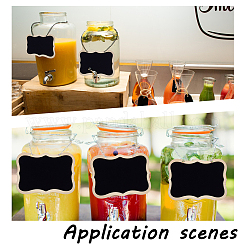 10 шт. деревянная мини-доска для рисования мелом&nbsp;HJEW-DR00237