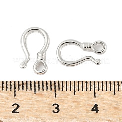 925 застежка-крючок из стерлингового серебра STER-S012-03B-P