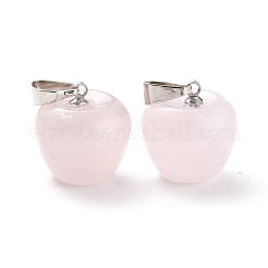 Природного розового кварца подвески G-Z022-01N