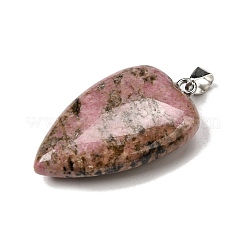 Природные подвески родонит&nbsp;G-F820-04P-11