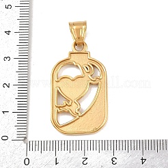 Pendentifs en acier inoxydable 304 avec placage ionique (IP)&nbsp;LS-STAS-K316-05G