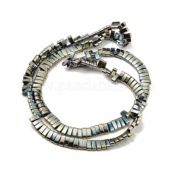 Chapelets de perles en hématite synthétique électrolytique sans magnétiques&nbsp;G-G089-A02-18