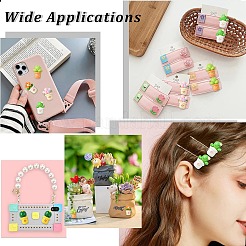 50 Stück 5 Stile undurchsichtige Harz-Decoden-Cabochons&nbsp;RESI-CJ0003-88