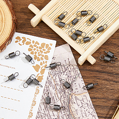 20 шт. спиральные наконечники шнура из нержавеющей стали STAS-FH0002-39