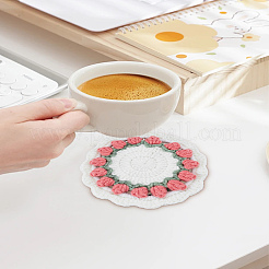 1 шт. полиэстеровые коврики под чашки&nbsp;AJEW-LP0006-30