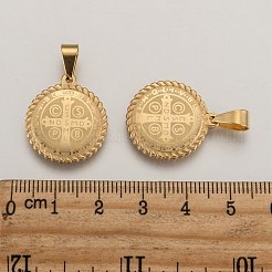 Pendentifs en acier inoxydable 304 avec placage ionique (IP)&nbsp;STAS-O065-18