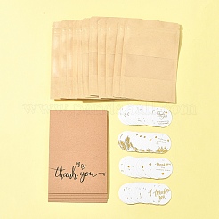 Пакеты из крафт-бумаги с застежкой на тему Дня благодарения OPP-FS0001-13