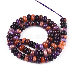 Нити натуральных бусин белого нефрита на тему Хэллоуина X-G-N350-01A-01