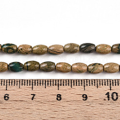 Нити бусин из натурального камня вердит G-N346-02A-06