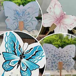 Бумажный ручной вентилятор&nbsp;FIND-WH20003-36B