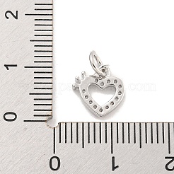 Покрытие стойки латунь микропаве прозрачные подвески из кубического циркония&nbsp;KK-Q814-03P