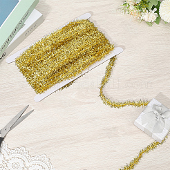 25 ярд полиэстеровой филигранной блестящей мишуры подвесная гирлянда&nbsp;DIY-CY0001-97C