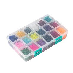 Perle di vetro trasparente 18 colori&nbsp;FGLA-JP0001-02-6mm