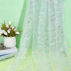 Нейлоновая ткань с узором «бабочка»&nbsp;DIY-WH0678-91C