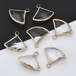 Прозрачные стеклянные подвески&nbsp;GLAA-N038-12A