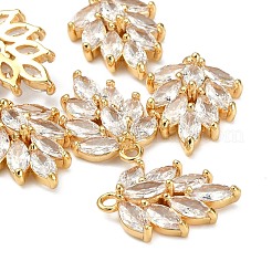 Латунные микро проложить кубического циркония подвески&nbsp;KK-S348-502-NF