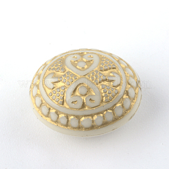 Овальные обшивки акриловые бусины PACR-Q102-158A