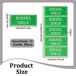 12 лист водонепроницаемых ПВХ предупреждающих наклеек&nbsp;DIY-OC0014-63C