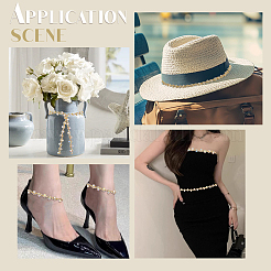 S-образные стеклянные стразы и железные цепочки-чашки DIY-WH20032-25G-02