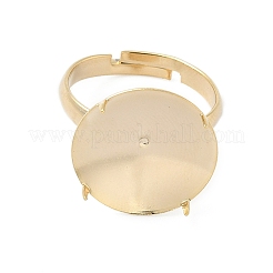 Регулируемые латунные кольца с одним зубцом&nbsp;KK-K414-04B-G