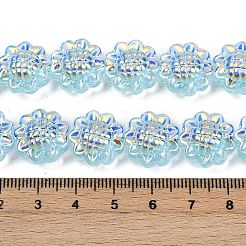 Гальванические стеклянные бусины&nbsp;GLAA-S387-01B