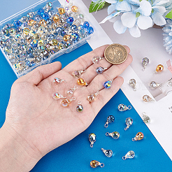 110шт 11 цвета подвески из гальванического стекла&nbsp;PALLOY-PH01894