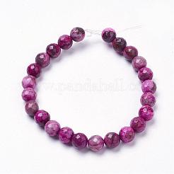 Argento naturale perline foglia diaspro fili&nbsp;G-K181-M01
