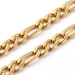 304 нержавеющая сталь figaro цепи очки цепи AJEW-EH00348-02