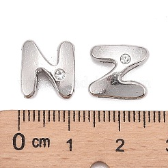 Abalorios de letra para reloj y pulsera&nbsp;X-ALRI-O012-N-NR