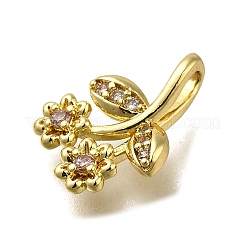 Латунные микро проложить кубического циркония подвески&nbsp;ZIRC-I070-067G