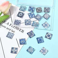 20шт стеклянные кабошоны GLAA-FS0002-59