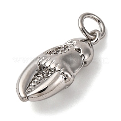 Латунные микро проложить кубического циркония подвески KK-P308-53P