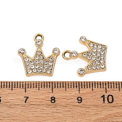 Подвески из сплава и страза&nbsp;PALLOY-S052-03G-A