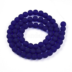 Fili di perline do vetro trasparente&nbsp;GLAA-T032-T6mm-MD15