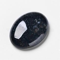 天然石モスアゲート瑪瑙カボション  フラットバック  オーバル  40x30x9.5mm&nbsp;G-F296-09-30x40mm