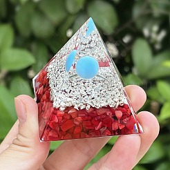 Générateurs d'énergie de résine de pyramide d'orgonite&nbsp;PW-WGDEDD9-01