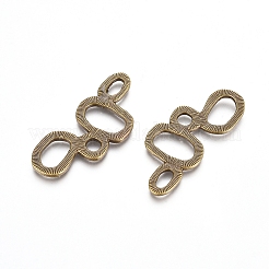 Conectores de enlaces de estilo tibetano burbuja&nbsp;TIBE-R139-AB-FF