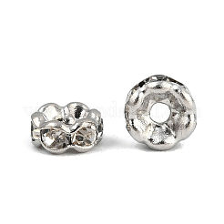 Латунные хрустальные бусины-разделители из цветка RB-D302-P