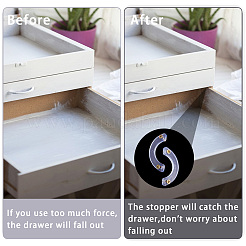 12 шт. противоскользящие упоры для ящиков из ПВХ DIY-GF0006-91