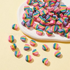 100шт 2 стилей ручной работы из полимерной глины CLAY-FS0001-18