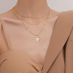 真鍮製ペンダント20個  長持ちメッキ  テクスチャ  スター  18KGP本金メッキ  16x15x1mm  穴：1mm&nbsp;KK-BC0004-50