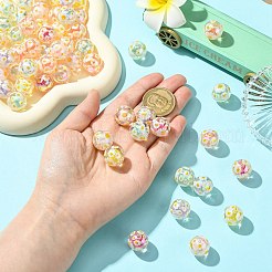 Металлизированный прозрачные акриловые шарики TACR-CJC0001-12