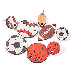 Набор для изготовления сережек на спортивную тему своими руками&nbsp;DIY-TA0006-10