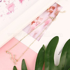 Cavigliere con catena a maglie in lega di cristallo e strass a dodici costellazioni per donna&nbsp;FS-WG97E4C-03