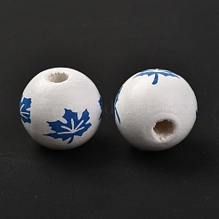 Bois perles européennes&nbsp;WOOD-G006-01G