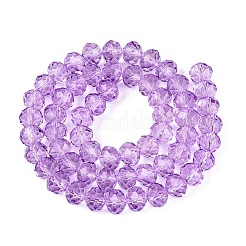 Backen Farbe Glasperlen Stränge&nbsp;LS-EGLA-Q120-B-B01