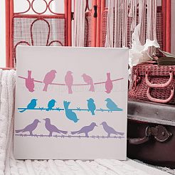 Große wiederverwendbare Zeichenschablonen aus Kunststoff&nbsp;DIY-WH0202-187