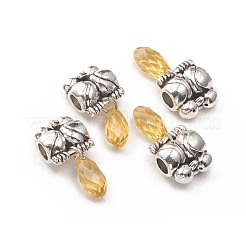 Старинное серебро покрытием сплава подвески&nbsp;PALLOY-L225-Q01-AS